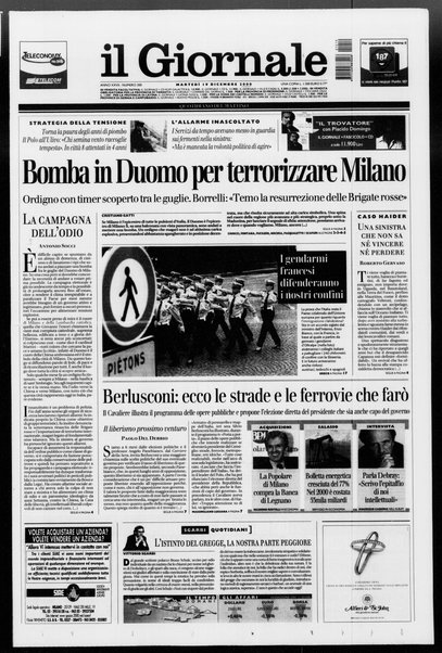 Il giornale : quotidiano del mattino